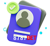 Tornar-se um membro do 8787Bet é muito simples